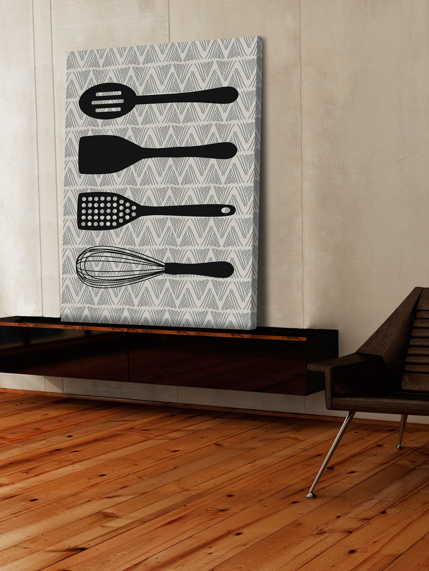 "Utensils" Painting Print on Wrapped Canvas