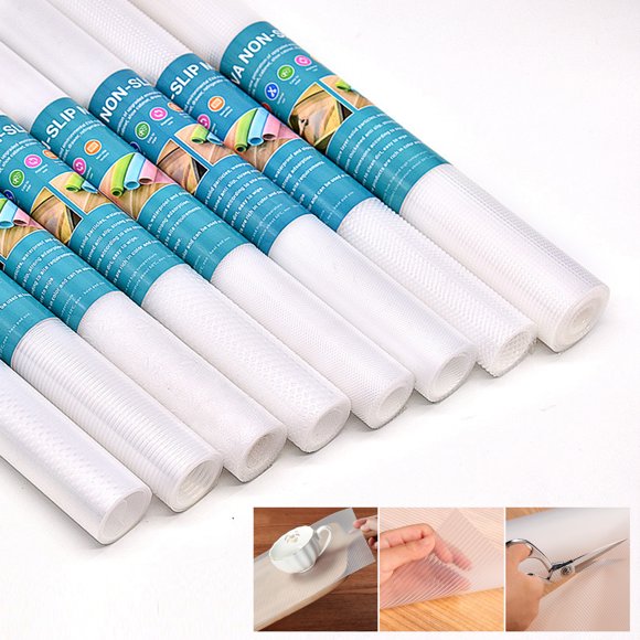 Drawer Liner Easy to Clean Non-Slip Shelf Liner Waterproof Reusable Non-Adhesive Cabinets Liner for Home