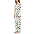 thumbnail image 2 of FORMRS Womens Pajama Set Long Sleeve Top and Pants with Pockets Soft Comfy Lounge Sleepwear, Sizes S-2XL, Polka Dot, 2 of 7