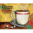 thumbnail image 6 of Gango Home Decor Colorful Coffee Cup Kitchen Wall Art; Four Multi-Color 10x8in Unframed Paper Prints, 6 of 8