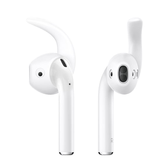 3 Size Pairs Anti-Slip Earbud/Airpods Covers Soft Silicone Earhooks for Secure Sports Action