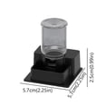 thumbnail image 3 of Small Reptile Water Bowl Automatic Water Dispenser Self-Refilling Reptile Water Dispenser for Lizards, Snakes & Small Pets, Leak-Proof Hydration Station for Terrariums and Habitats, 3 of 8