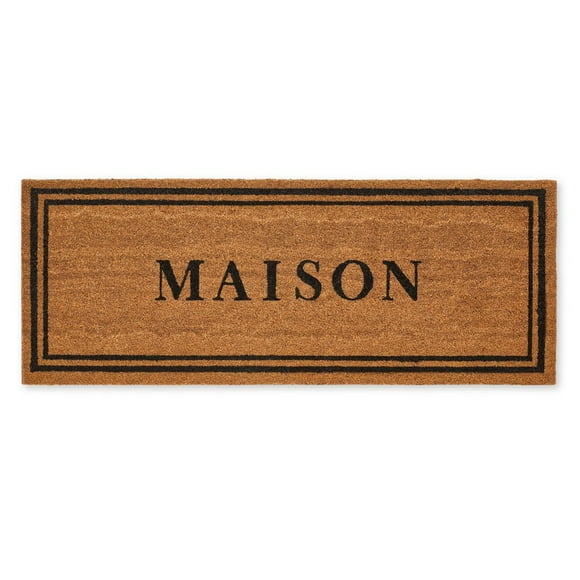 Carpette Maison FRAÎCHE collection printanière en fibre de coco