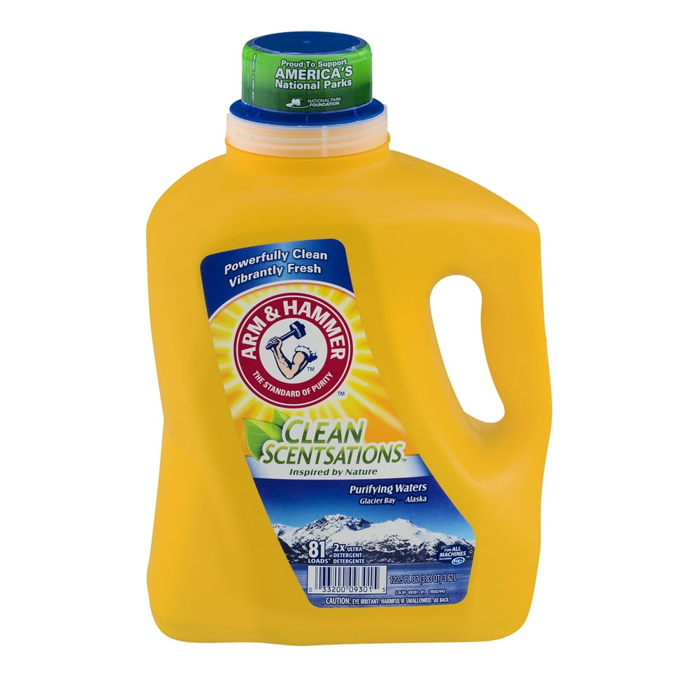 Arm & Hammer Clean Sensations Detergent Purifying Waters, 122.5 FL OZ