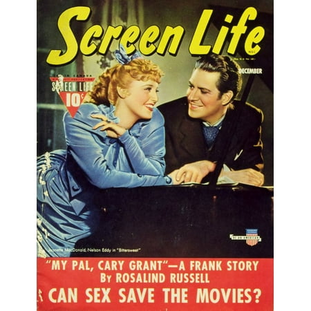 MacDonald, Jeanette - movie POSTER (Screen Life Magazine Cover 's Style B) (11