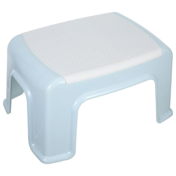 Homoyoyo Plastic Step Stool Multi-Color Lightweight Non- Stable Bathroom Shower Foot Stool for Kids and Adults