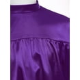 thumbnail image 5 of vastwit Kids Boys Praise Dance Shirt Satin Pullover Top Long Sleeve Church Liturgical Worship Dancewear Purple 16, 5 of 7