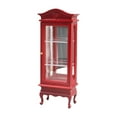 thumbnail image 1 of MesaSe Armoire d'Exposition de Maison de Poupée Armoire de Rangement 1/12 Bibliothèque Miniature de Maison de Poupée Rouge, 1 of 9