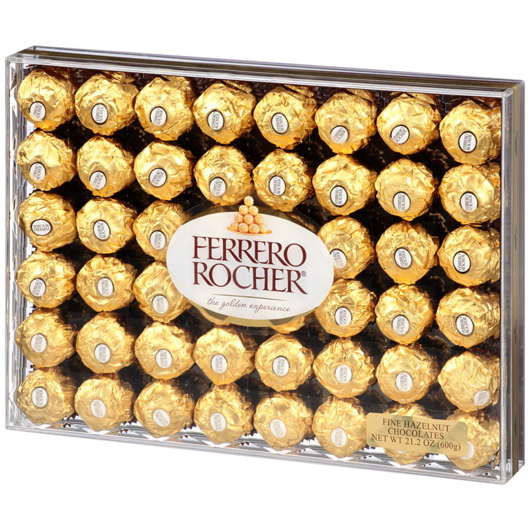 Ferrero Rocher Hazelnut Chocolate Diamond Gift Box 48 Pieces (241