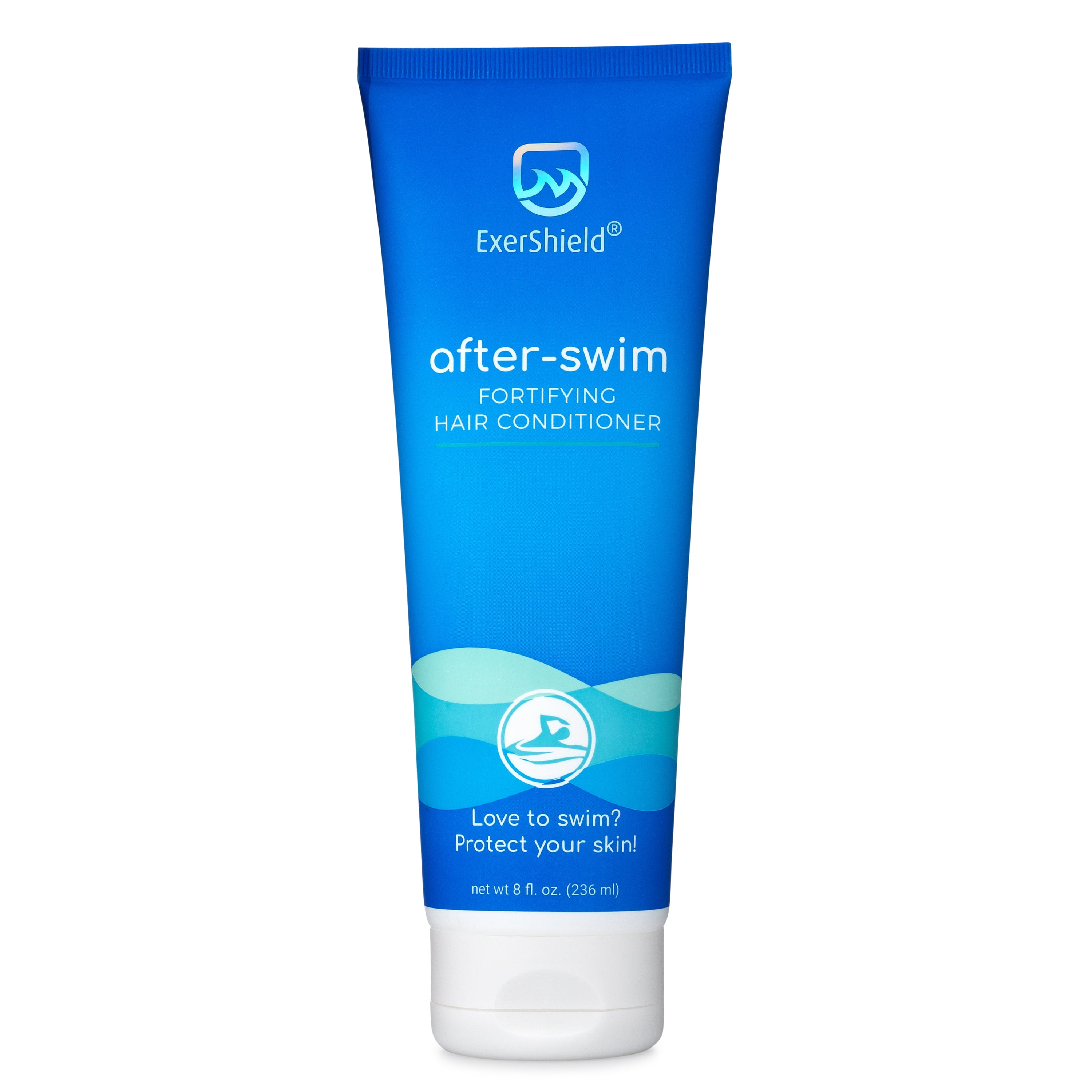 Exershield Fortifying After Swim Conditioner for swimmers. Restores
