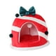 thumbnail image 2 of Cama navideña tipo cueva para gatos, acogedora y cómoda, con cojín extraíble y lavable, ideal para el invierno. nido perfecta para cachorros y, 2 of 8