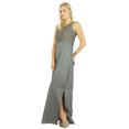 thumbnail image 3 of Bimba Women Rayon Long Maxi Dress Gown With Block Print & Side Slit, 3 of 9
