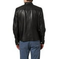 thumbnail image 3 of New Mens Leather Jacket Slim Fit Biker Motorcycle Genuine Black Leather Coat A815, 3 of 4