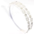 thumbnail image 5 of MyBeauty Baby Hair Band Newborn Comfortable Bows Baptism Toddler Elastic Lace Headband for Baby White, 5 of 7