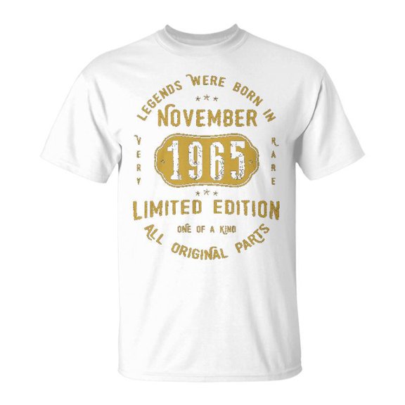 November Birthday Gift November Limited Edition Unisex Jersey Crewneck Tshirt
