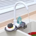 thumbnail image 4 of Alfombra de drenaje a prueba de salpicaduras de agua con orificios dobles para uso en cocina y baño, 4 of 12