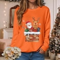 thumbnail image 2 of Towmus Women Christmas Sweatshirts Casual Crewneck Long Sleeve Fall Pullover Tops Xmas Graphic Sweatshit, 2 of 6