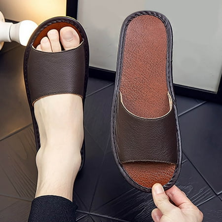

Kukoosong Flat Sandals Women Flip Flops for Women Flat Shoes Ladies Beach Sandals Summer Non-Slip Causal Slippers Brown Size 36