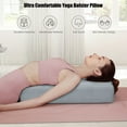 thumbnail image 6 of Costway Yoga Bolster Pillow Meditation Pillow w/Washable Cover & Carry Handle  Grey, 6 of 10