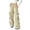 Yellow, variant on TIREOW Girls Cargo Sweatpants Elastic Waist Wide Leg Cargo Sweat Pants Baggy Casual Lightweight Cargo Trousers with Multi-Pockets