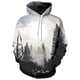 thumbnail image 2 of Sudadera con capucha para pareja, nueva moda 2024, informal, impresión 3D diaria, tinta salpicada, pintura de concepción artística, cómoda, 2 of 5
