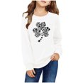 thumbnail image 2 of St Patricks Day Sweatshirt Girls St Patty Day Shirt Long Sleeve St Patricks Graphic Tops, 2 of 4