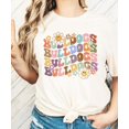 thumbnail image 2 of Bulldogs Groovy School Spirit Shirt for Game Day Apparel for Adults and Kids Natural Shirt Adult X-Large, 2 of 4
