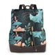 thumbnail image 1 of Balery Black Panther Floral Illustration Mochila de Cuero para Mujeres, Gran Capacidad, Bolsa de Viaje Multifuncional, Mochila de Cuero y Bolsa de Hombro para Mujeres, 1 of 4