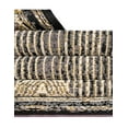 thumbnail image 6 of Unique Loom Outdoor Modern Collection Area Rug - Aero (5' 1" x 8' Rectangle Charcoal/Yellow), 6 of 9