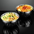 thumbnail image 3 of 3Pcs Stainless Steel Salad Bowls Double Layer Heat Insulation Bowl Food Containers, 3 of 9