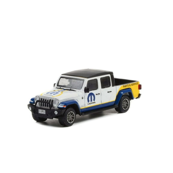 2021 Jeep Gladiator Pickup Truck, White - Greenlight 41140F/48 - 1/64 scale Diecast Model Toy Car