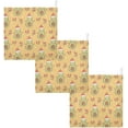 thumbnail image 7 of Dreamtimes Cute Cartoon Avocado Baby Muslin Washcloths Face Towel, 3 PCS Funny Christmas Burp Cloths Cotton Wipes Infant Wash Cloth for Newborn Boys Girls 12x12 inches, 7 of 7