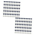 thumbnail image 4 of 100 piezas de ojales de Metal con agujeros, ojales de forma redonda, ojales pequeños resistentes para álbumes de recortes, cortinas, zapatos de cuero, azul oscuro Macarena Ojales redondos, 4 of 8