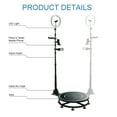thumbnail image 2 of FUTOBOOZ 360 Photo Booth Machine,Ring Light Stand, 22.5" Rotating Stage, APP Remote Control, Free Custom Logo, Black, 2 of 9
