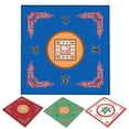 thumbnail image 2 of BAELLERT Mahjong Table Mat Poker Domino Mahjong Tile Card Board Game Anti-slip Noise Reduction Square Mah Jongg Table Cover Playmat, 2 of 8