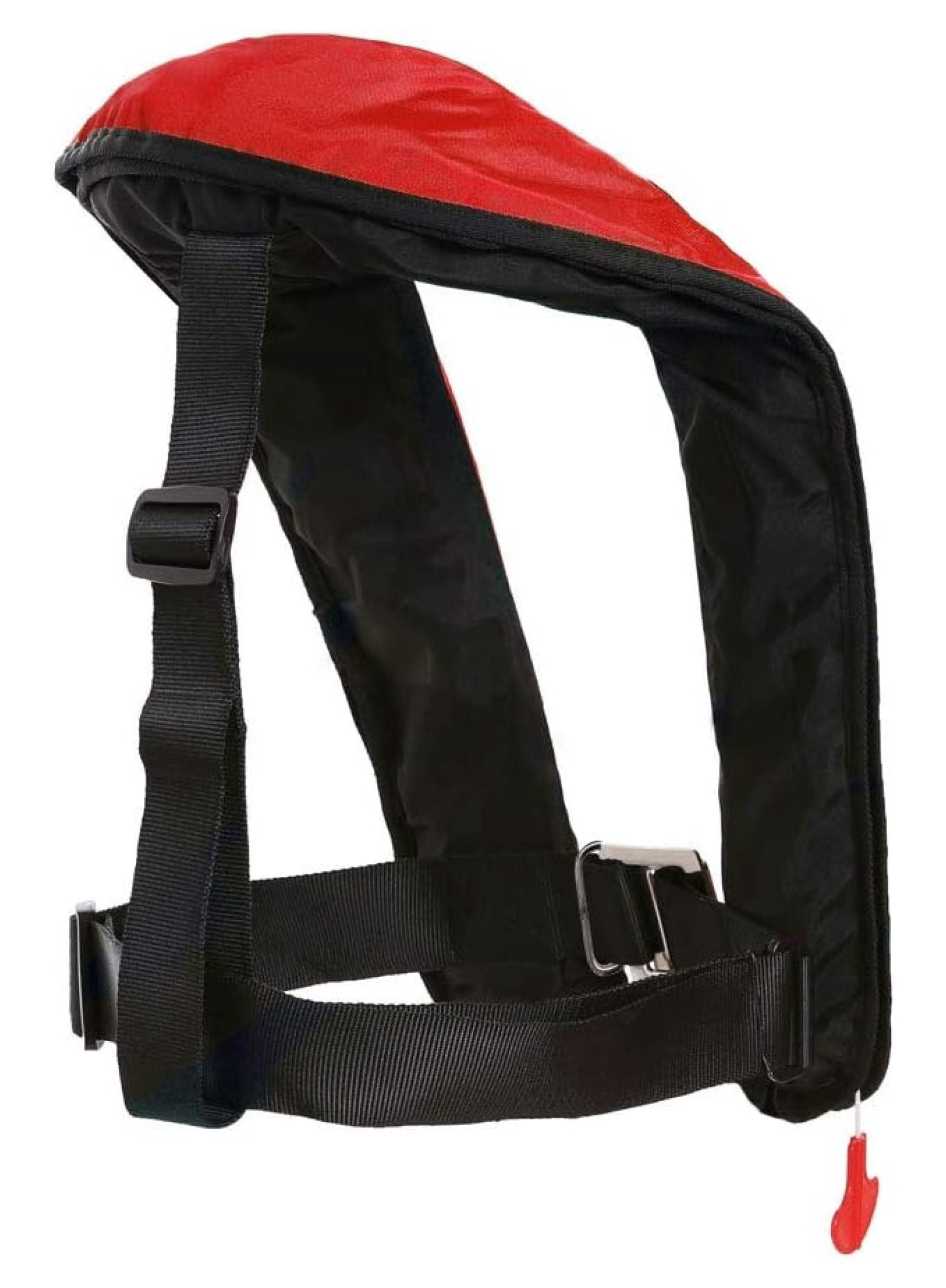 Inflatable Life Life Vest Highly Visible Manual for Adults (Red)