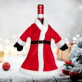 thumbnail image 1 of Fiudx Funda para Botella de Vino Navideña, Diseño de Vestido Festivo, Falda Roja Festiva, Perfecta para Botellas de Vino y Licor, Decoraciones para Fiestas, Celebraciones de Navidad o Año Nuevo, Tama, 1 of 6