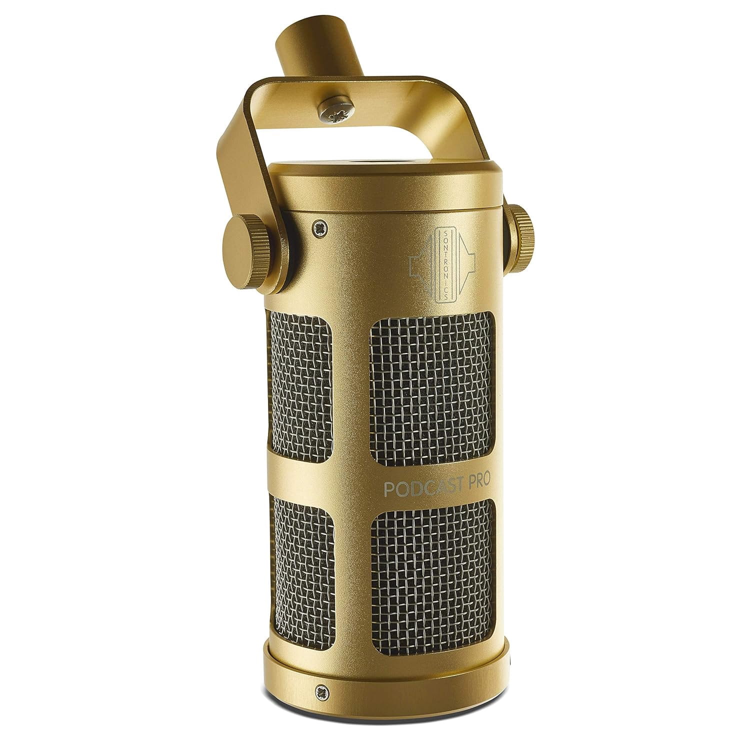 Sontronics Podcast Pro - Dynamic Podcast / Streaming / Broadcast / Gaming Microphone. Gold
