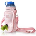 thumbnail image 1 of Made Easy Kit Water Bottle Carrier with Pocket for Dog Poop Waste Bags and Adjustable Padded Shoulder Strap, 1 of 1