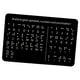 thumbnail image 4 of Tablero del alfabeto Braille, Aprendizaje Braille, Aluminio compacto, Enseñanza ligera Negro 1 pieza, 4 of 9