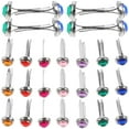 thumbnail image 3 of 50pcs Two-Legged Nails for DIY Crafts Making Diy Brads Paper Brads Crafts Making Mini Brads, 3 of 8
