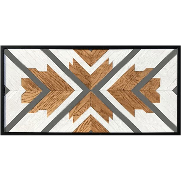 GEDUBIUBOO Birch & Brixon Wood Wall Decor Modern Farmhouse Wall Decor
