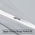 thumbnail image 4 of Unique Bargains 1800 Microfiber Zippered Pillowcases 2pcs, 4 of 10
