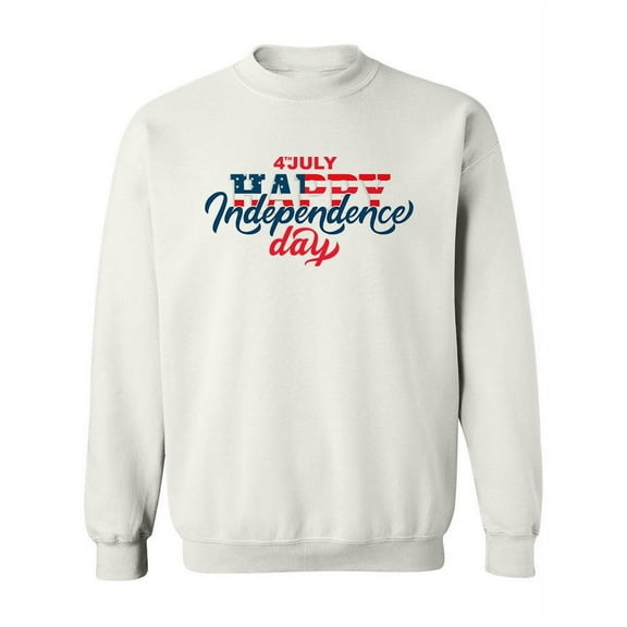 Happy Independence Usa Sweatshirt Women -Image by Shutterstock, Female x-Large