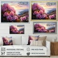 thumbnail image 4 of Designart "Sunset Glory Amongst Blooms" Rhododendron Floater Framed Wall Decor, 4 of 5
