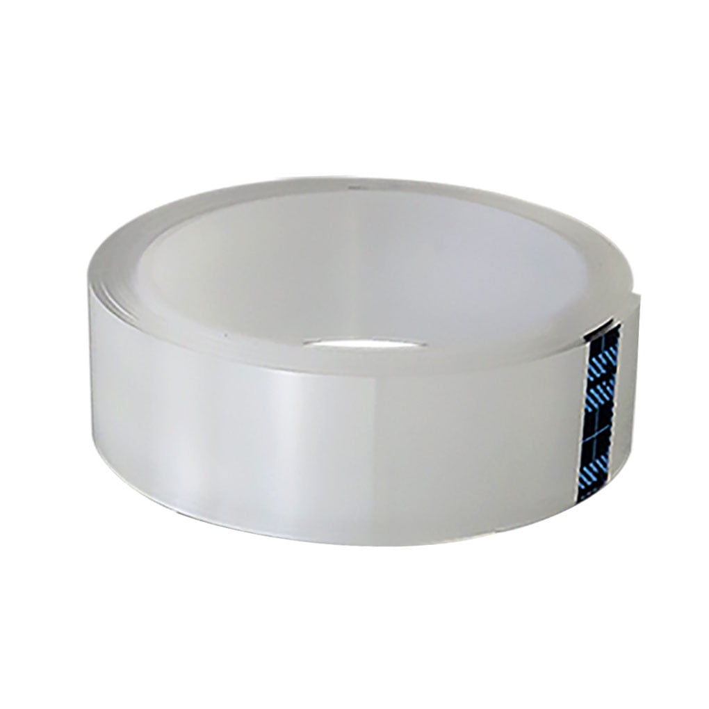 Hi.FANCY Washable Transparent Tape,Multipurpose Reusable Tape,Removable Traceless Adhesive Strip,Clear Double-Sided Adhesive Strip,Nano Tape