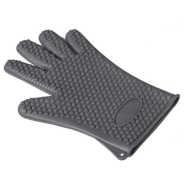 Kitchen Silicone Glove Oven Pot Holder Baking Cooking Mitts Dishwashing Gloves
