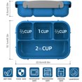 1300ML Bento Lunch Box ,4 Compartments BPA Free Bento Box Sealed Leak