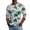 Light pink, variant on Men's St. Patrick's Day Shamrock Henley Shirt 3/4 Sleeve Casual Clover Print Top