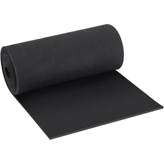 118x11.8 Inch EVA Foam Roll 4mm Thick Black Premium Cosplay Foam